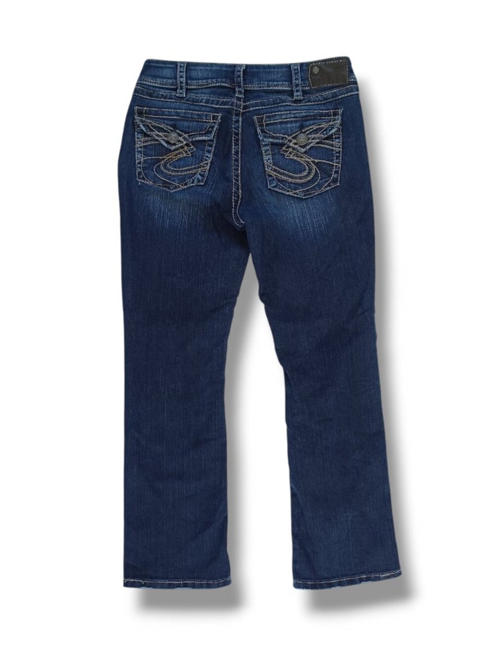 Silver Jeans Womens Suki Surplus Bootcut Dark Wash Midrise Stretch Size 30x30